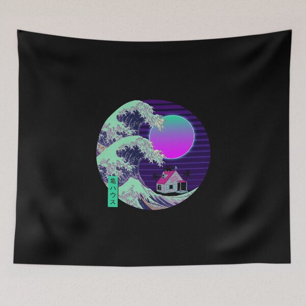 Item preview, Kame House Retrowave designed and sold by Meowanime99.