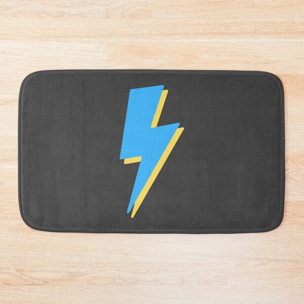 Item preview, Blue and Yellow Lightning Bolt designed and sold by polishalpaca.