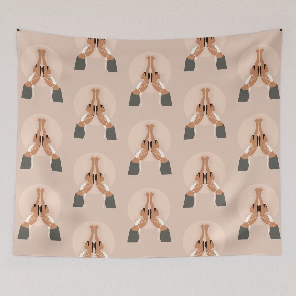 Item preview, Doble namaste designed and sold by DesignAnita.