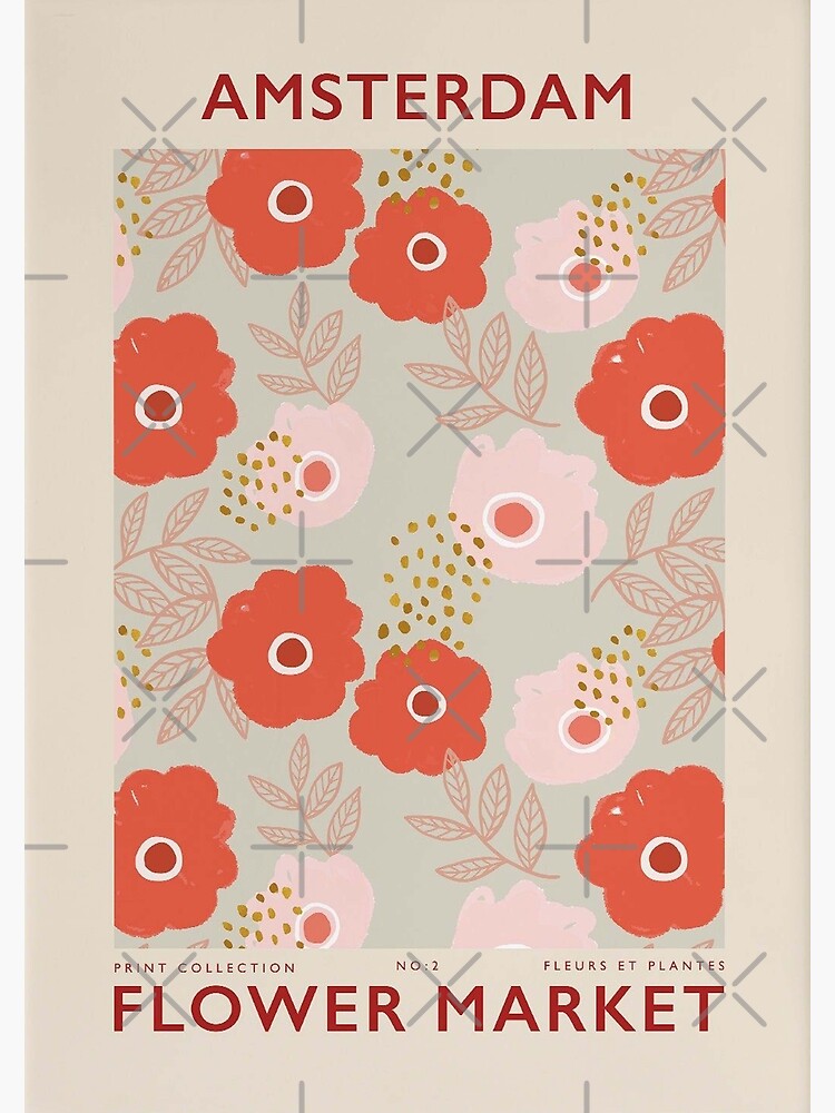 Disover Red Rose Flower Poster Premium Matte Vertical Poster