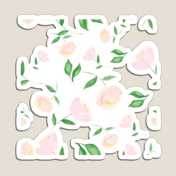 Item preview, ACUARELA DELICADA PATRÓN DE FLORES SUAVES designed and sold by BilberryCreate.