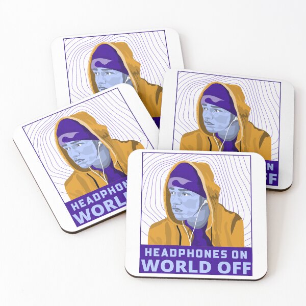 Item preview, Headphone On World Off design for music lovers designed and sold by PunMan Army.