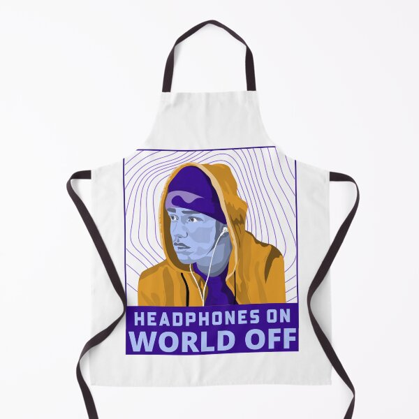 Item preview, Headphone On World Off design for music lovers designed and sold by PunMan Army.