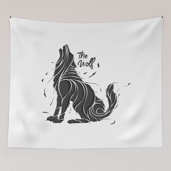 Item preview, The Splash wolf | gray wolf, life, magic, prairie wolf, splatter, stars, summer, timber wolf, tundrarum, white wolf, wolf cub, wolf pup designed and sold by I'm  Redz.