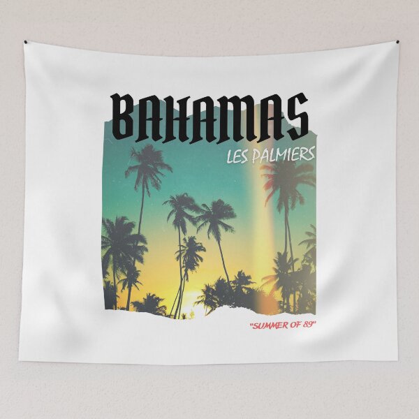 Item preview, Bahamas LES PALMIERS, Summer of 89 designed and sold by springflow.