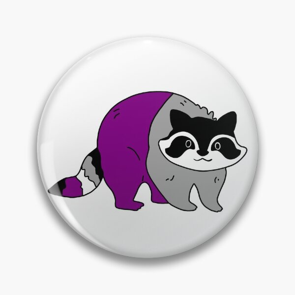 Item preview, Subtle Asexual Raccoon. asexual raccoon designed and sold by tiredandbored.