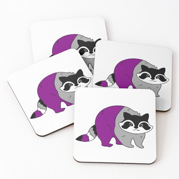 Item preview, Subtle Asexual Raccoon. asexual raccoon designed and sold by tiredandbored.