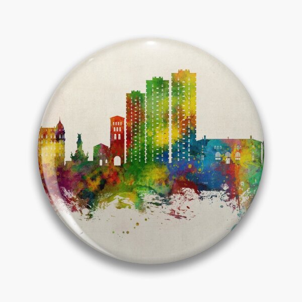 Item preview, Grenoble France Skyline designed and sold by ArtPrints.