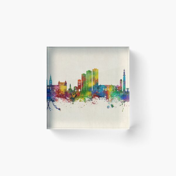 Item preview, Grenoble France Skyline designed and sold by ArtPrints.