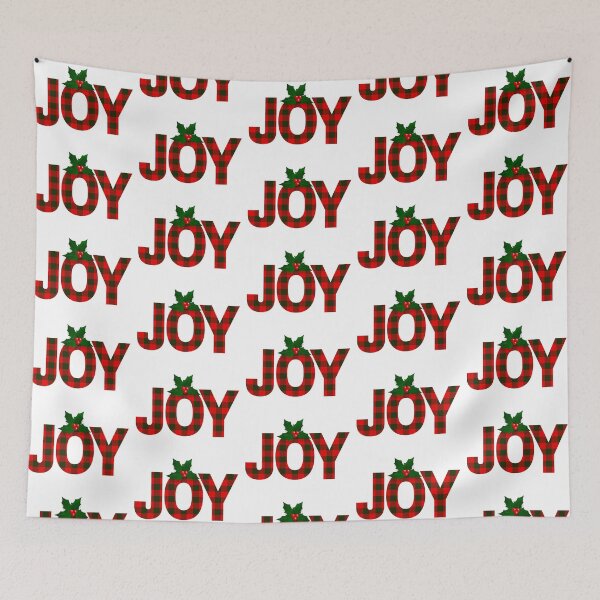Item preview, Christmas Joy Buffalo Plaid designed and sold by ChelleCreate.