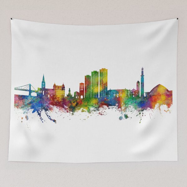 Item preview, Grenoble France Skyline designed and sold by ArtPrints.