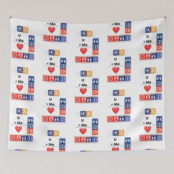 Item preview, Do the math, you and me = love  designed and sold by Stationeryamore.