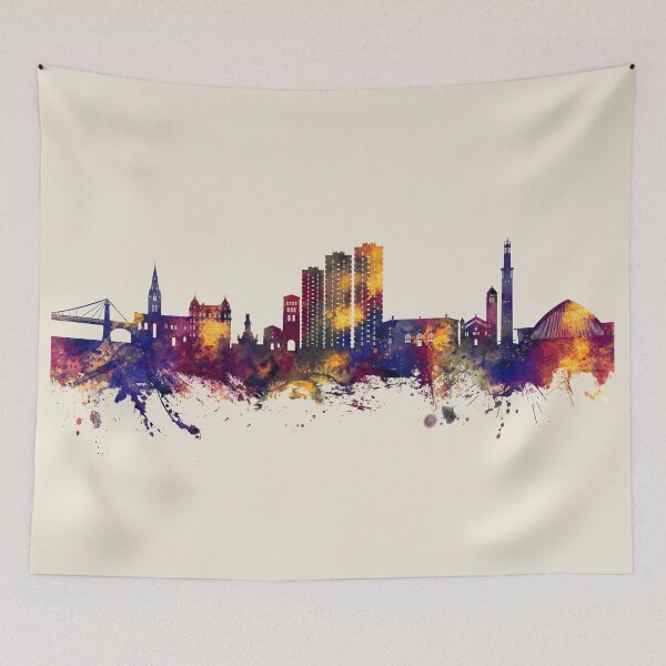 Item preview, Grenoble France Skyline designed and sold by ArtPrints.