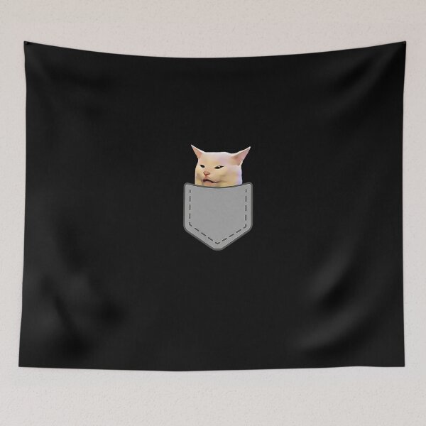 Item preview, Cat In Pocket Cat At Table Dinner designed and sold by Harrison-Dream.