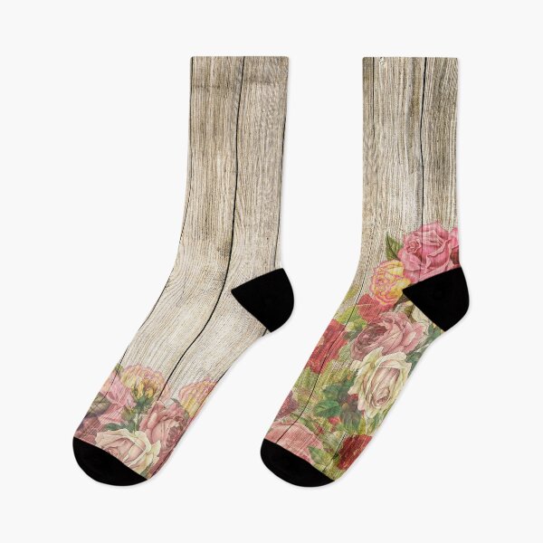 Item preview, Vintage Rustic Romantic Roses Wood designed and sold by livianasgifts.