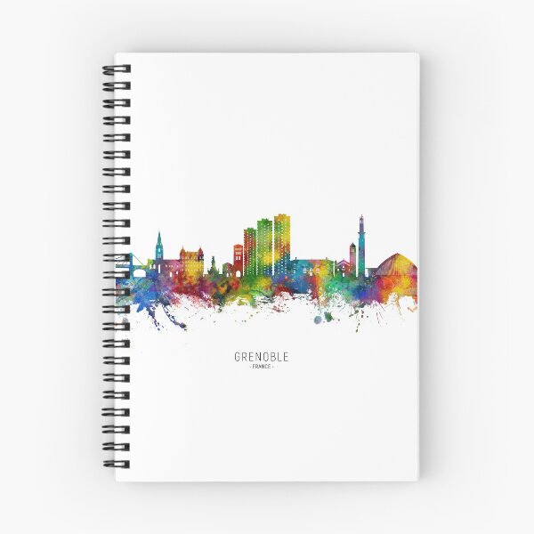 Item preview, Grenoble France Skyline designed and sold by ArtPrints.