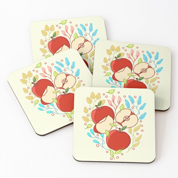 Item preview, Apple Fruits Floral designed and sold by ethnicdrawing.