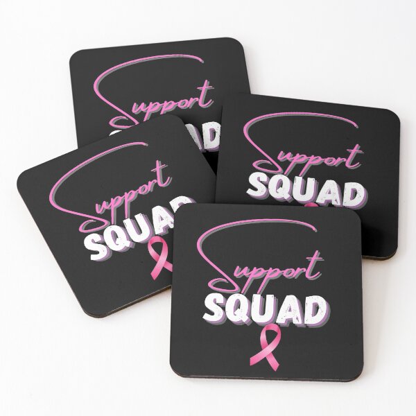 Item preview, Breast Cancer Awareness - Support Squad - Pink Ribbon designed and sold by Sun Sand & Sea Art.