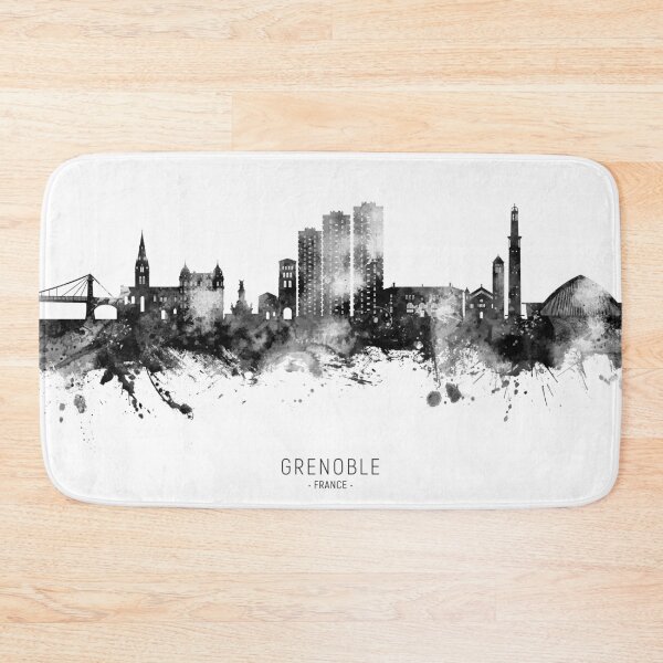 Item preview, Grenoble France Skyline designed and sold by ArtPrints.