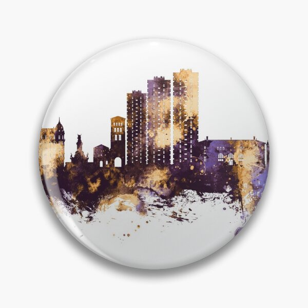 Item preview, Grenoble France Skyline designed and sold by ArtPrints.
