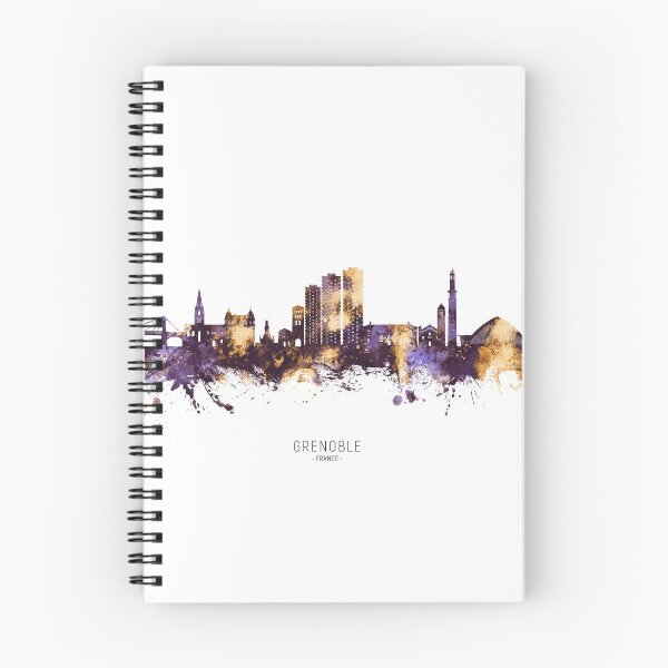 Item preview, Grenoble France Skyline designed and sold by ArtPrints.