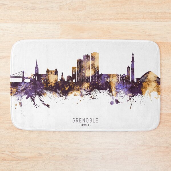 Item preview, Grenoble France Skyline designed and sold by ArtPrints.