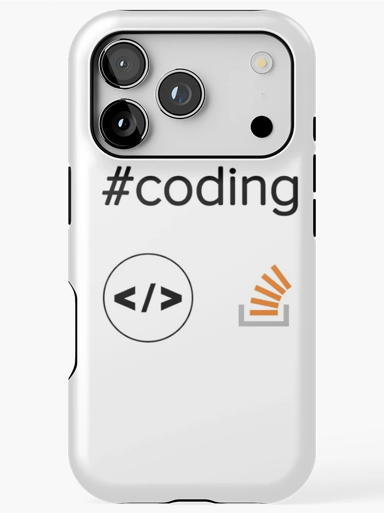 Thumbnail 1 of 4, iPhone Case, Coding with Stackoverflow designed and sold by devtshirts.
