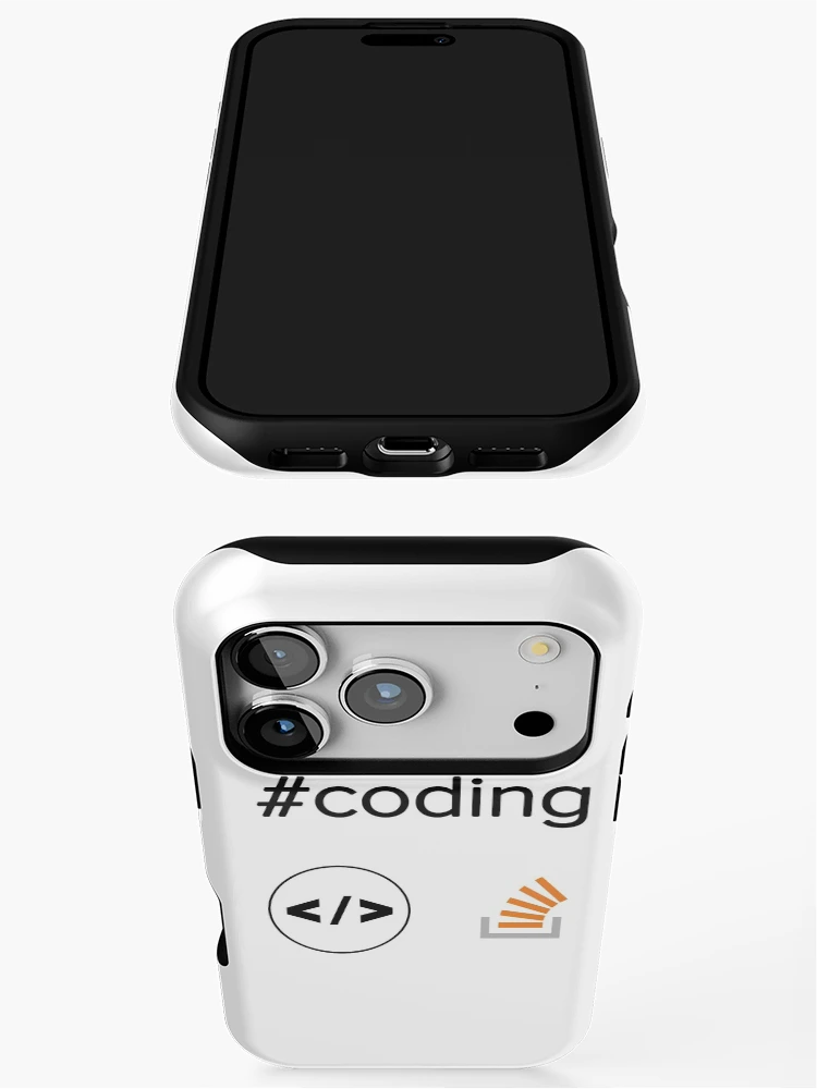 Thumbnail 3 of 4, iPhone Case, Coding with Stackoverflow designed and sold by devtshirts.