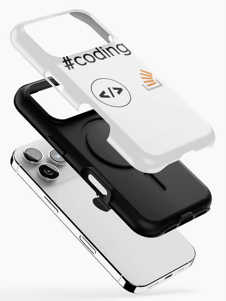 Thumbnail 2 of 4, iPhone Case, Coding with Stackoverflow designed and sold by devtshirts.