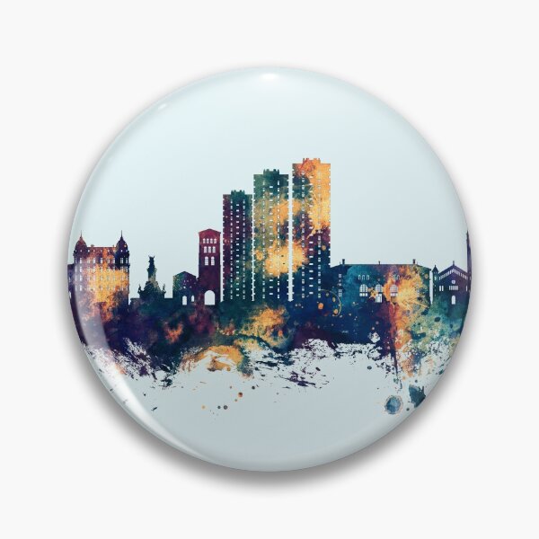 Item preview, Grenoble France Skyline designed and sold by ArtPrints.