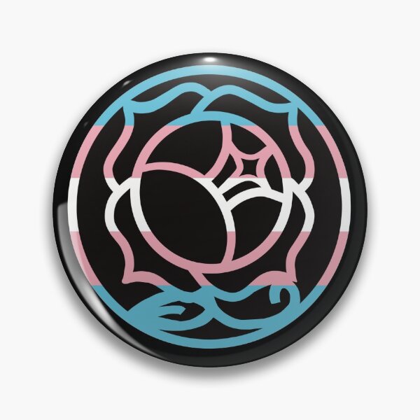 Item preview, Revolutionary girl trans flag rose designed and sold by Namidere7.