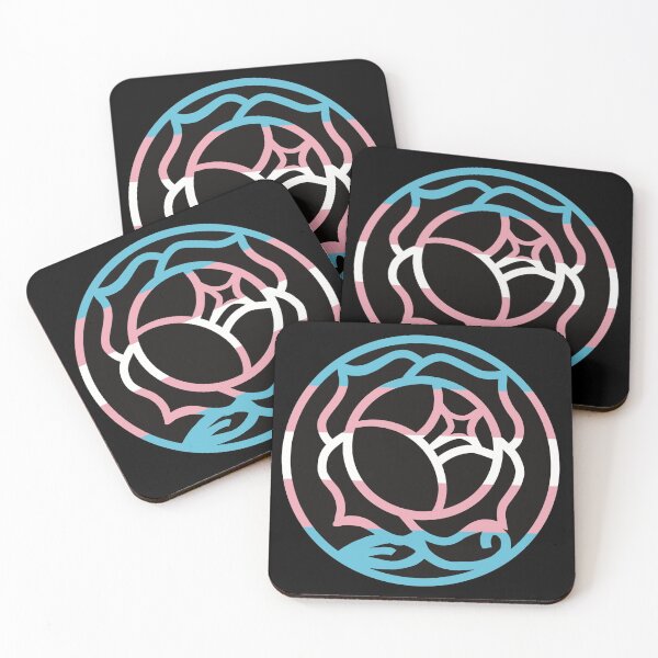 Item preview, Revolutionary girl trans flag rose designed and sold by Namidere7.