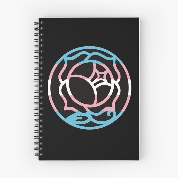 Item preview, Revolutionary girl trans flag rose designed and sold by Namidere7.
