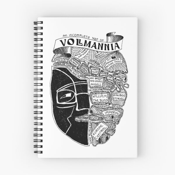 Item preview, Vollmannia Print Black designed and sold by Strollology.