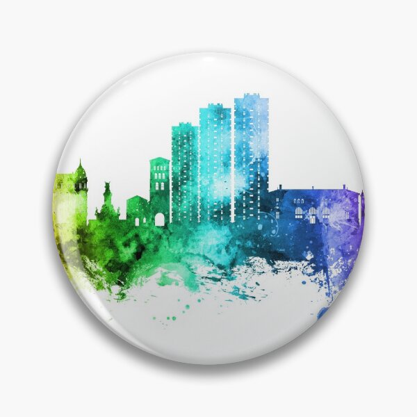 Item preview, Grenoble France Skyline designed and sold by ArtPrints.