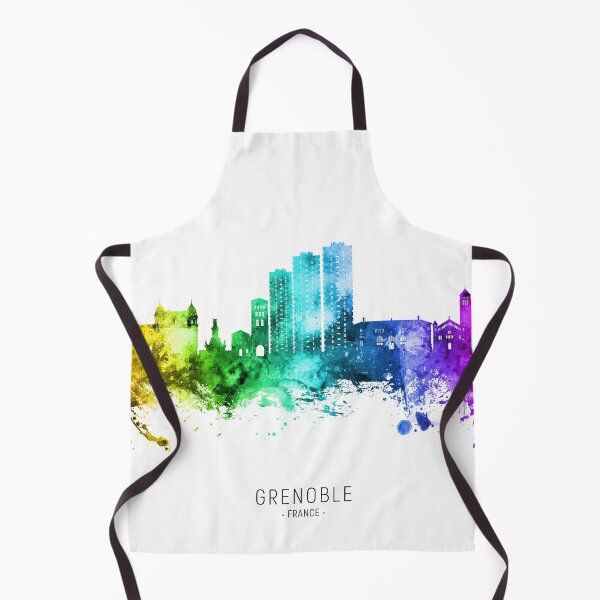 Item preview, Grenoble France Skyline designed and sold by ArtPrints.