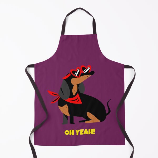 Item preview, Doge sunglasses dachshund sayin OH YEAH designed and sold by TopsandHoods.