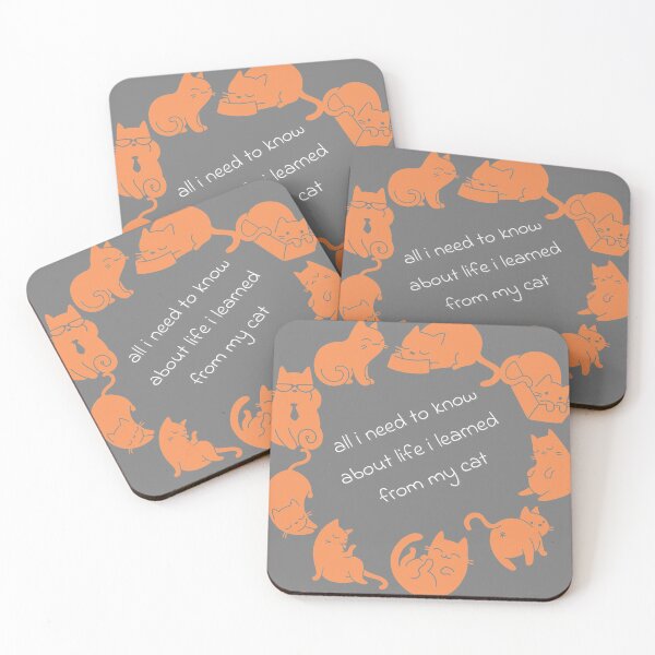 Item preview, All I need to know about life, I learned from my cat designed and sold by Hexagon98.