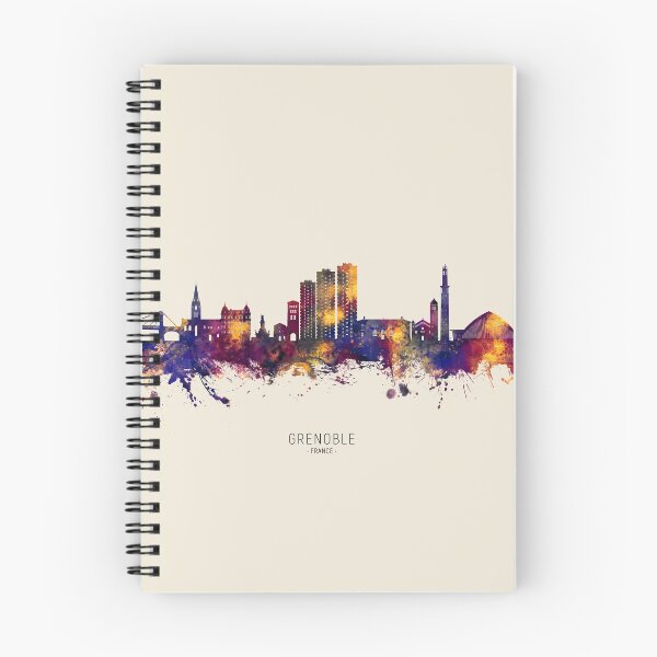 Item preview, Grenoble France Skyline designed and sold by ArtPrints.