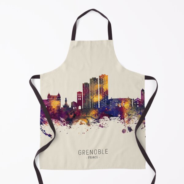 Item preview, Grenoble France Skyline designed and sold by ArtPrints.