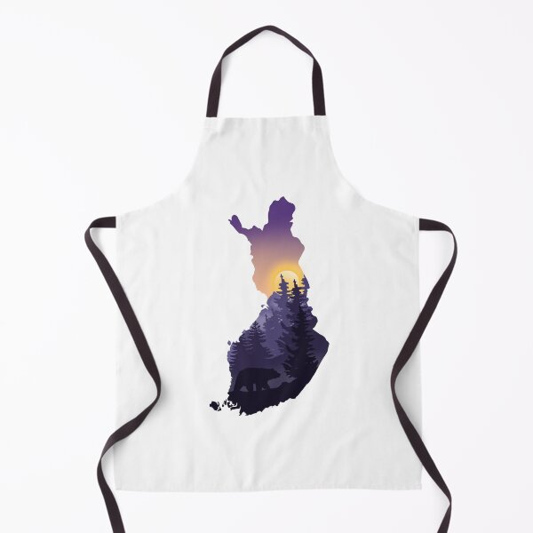 Item preview, Finland, map and landscape designed and sold by landscapeworlds.