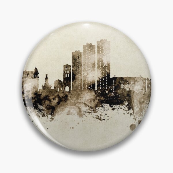 Item preview, Grenoble France Skyline designed and sold by ArtPrints.