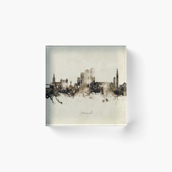 Item preview, Grenoble France Skyline designed and sold by ArtPrints.