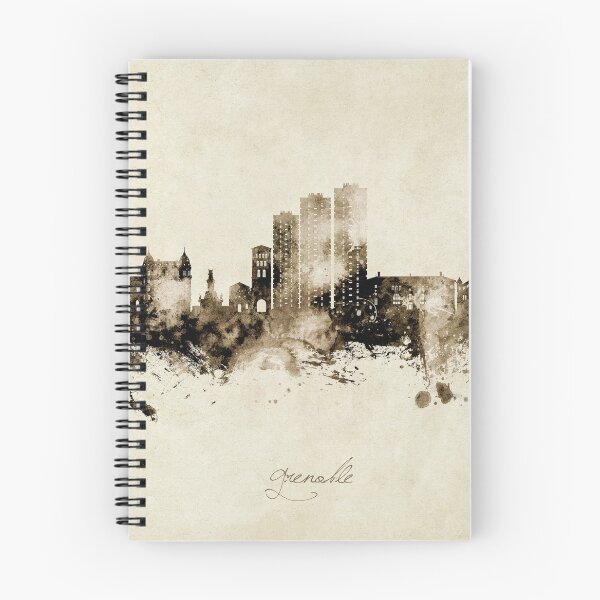 Item preview, Grenoble France Skyline designed and sold by ArtPrints.