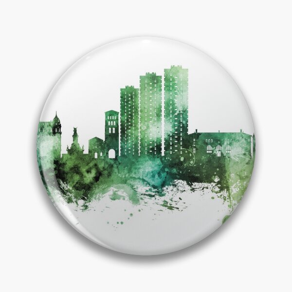 Item preview, Grenoble France Skyline designed and sold by ArtPrints.