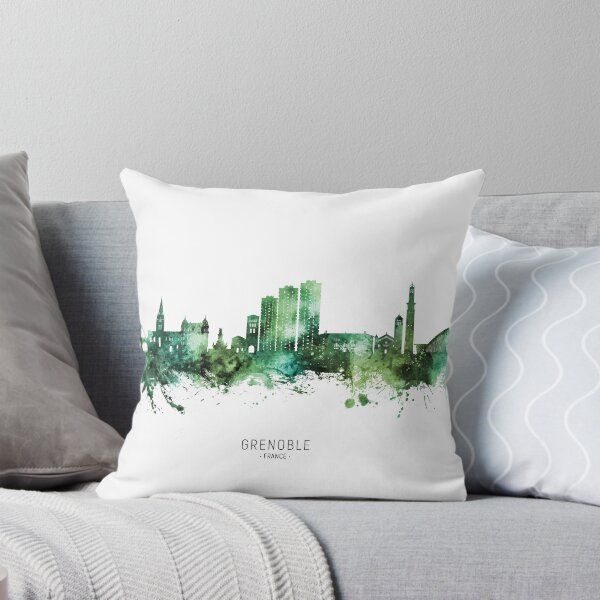 Item preview, Grenoble France Skyline designed and sold by ArtPrints.