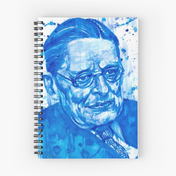 Item preview, T. S. ELIOT - watercolor portrait .4 designed and sold by lautir.