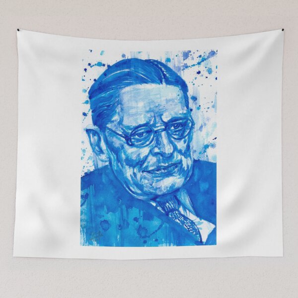Item preview, T. S. ELIOT - watercolor portrait .4 designed and sold by lautir.