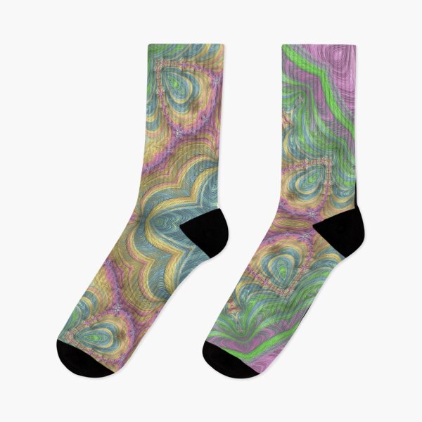 Item preview, Frax Fractal in Primarily Pink, Green, and Yellow Tones designed and sold by Lyle Hatch.