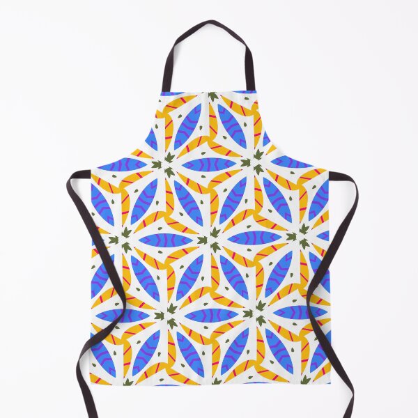 Item preview, Bright and Cheerful Nordic Scandinavian Geometric Color Pattern in Blue, Purple, Yellow and Red designed and sold by cozycaroline.